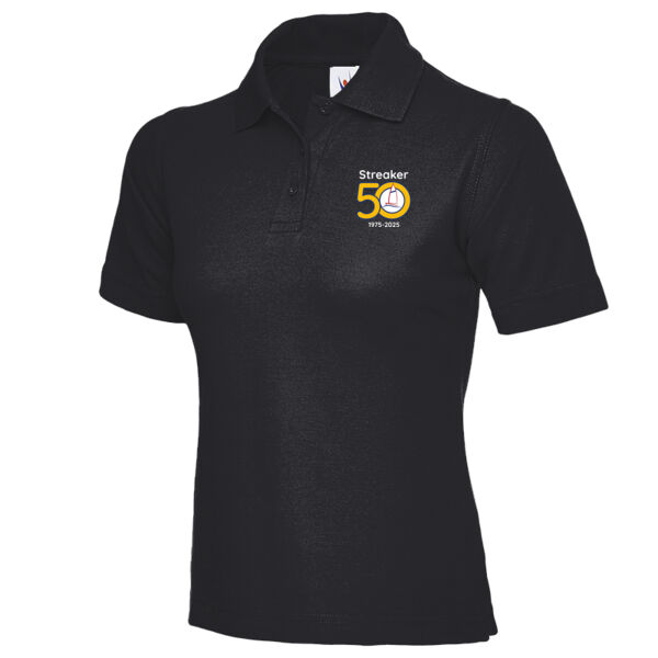 Streaker 50th Anniversary Ladies Polo Dark Garments Thumbnail