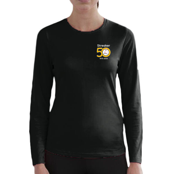 Streaker Ladies Long Sleeve Cool T-shirt Dark Colours Thumbnail